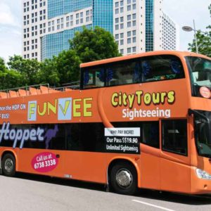 FunVee Open Roof Top City Tour Singapore Bus
